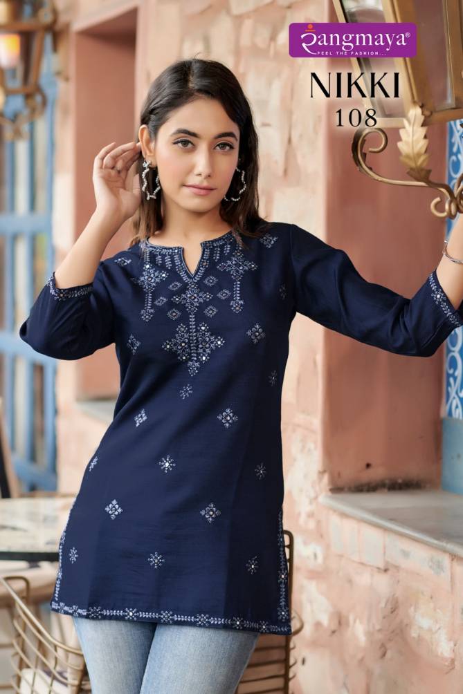 Nikki By Rangmaya Tunic Style Ladies Top Wholesale Price In Surat